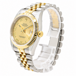 Rolex Datejust 36MM 116233 Two-Tone Champagne Dial Watch